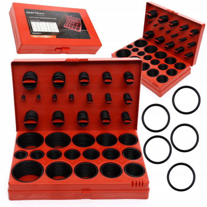 Trusa set oring garnituri inele cauciuc 419 piese (KD10504) [1]