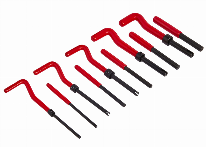 Trusa set reparatie filete stricate deteriorate M5-M12 131 piese cu insertie metalica (KD10590) [7]