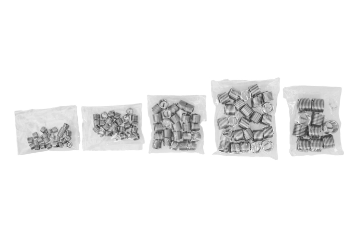 Trusa set reparatie filete stricate deteriorate M5-M12 131 piese cu insertie metalica (KD10590) [10]