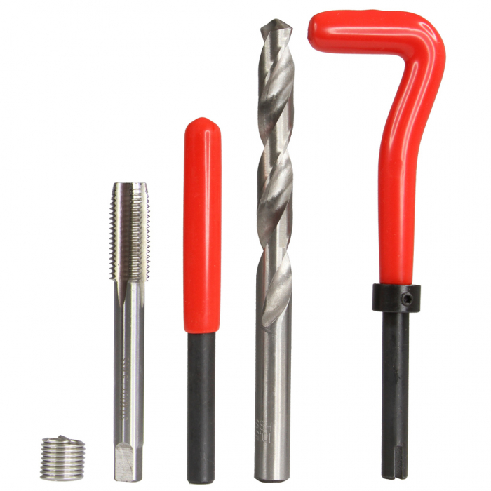 Trusa set reparatie filete stricate deteriorate M5-M12 131 piese cu insertie metalica (M55882) [6]