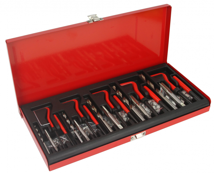 Trusa set reparatie filete stricate deteriorate M5-M12 131 piese cu insertie metalica (M55882) [8]