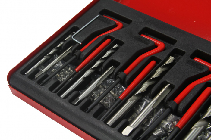 Trusa set reparatie filete stricate deteriorate M5-M12 131 piese cu insertie metalica (M55882) [5]