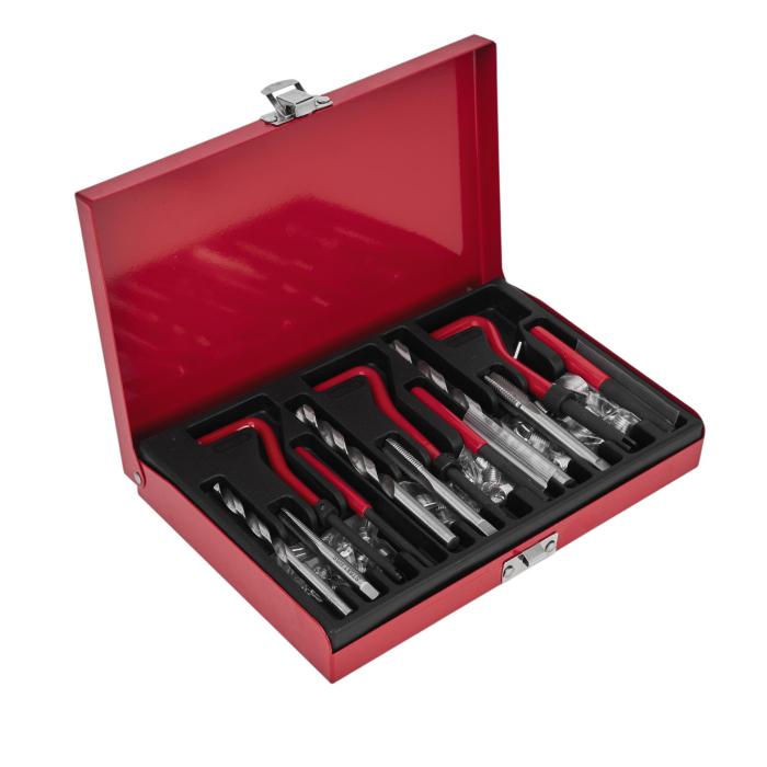 Trusa set reparatie filete stricate deteriorate M6-M10 88 piese cu insertie metalica (KD10591) [6]
