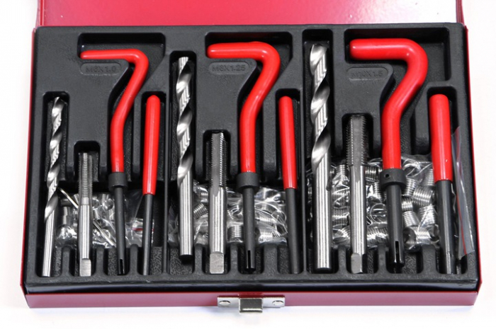 Trusa set reparatie filete stricate deteriorate M6-M10 88 piese cu insertie metalica (M55880) [8]