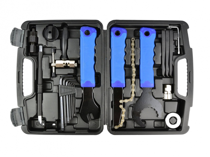 Trusa set reparatie service biciclete cu presa lant imbus cheie bicileta (G03503) [2]
