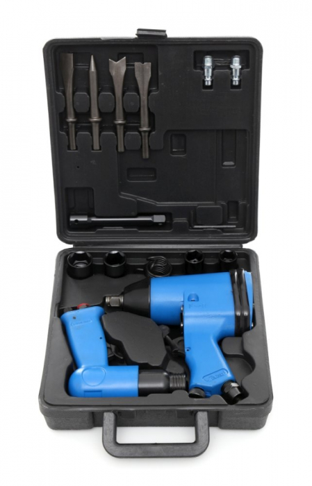 Trusa set scule pneumatice 17 piese aer comprimat pistol ciocan + accesorii (TA810) [8]