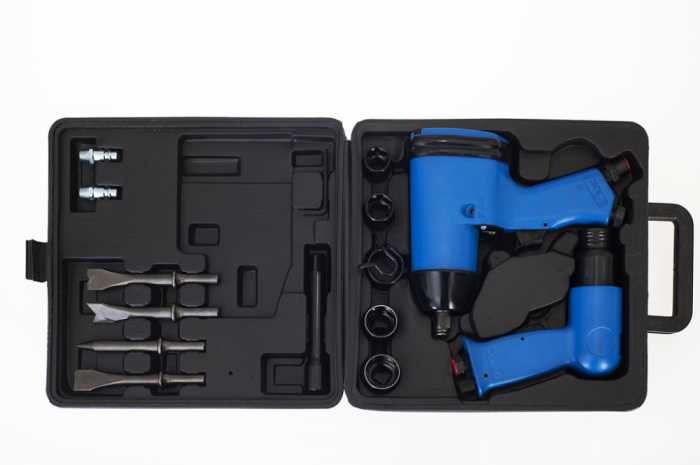 Trusa set scule pneumatice 17 piese aer comprimat pistol ciocan + accesorii (TA810) [4]