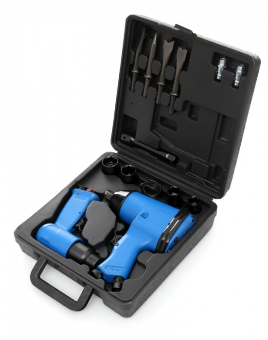 Trusa set scule pneumatice 17 piese aer comprimat pistol ciocan + accesorii (TA810) [9]
