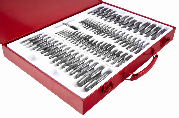 Trusa set tarozi si filiere 110 piese M2 - M14 M16 M18 (KD10250) [6]