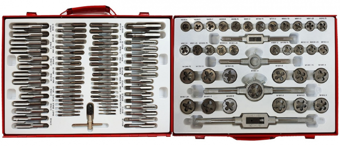Trusa set tarozi si filiere 110 piese M2 - M14 M16 M18 (S10290) [4]