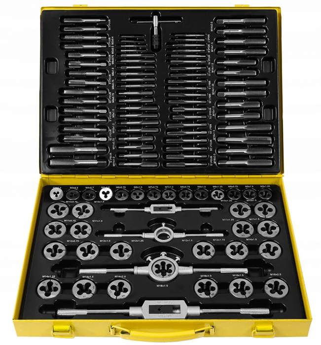 Trusa set tarozi si filiere 110 piese (N4605) [6]