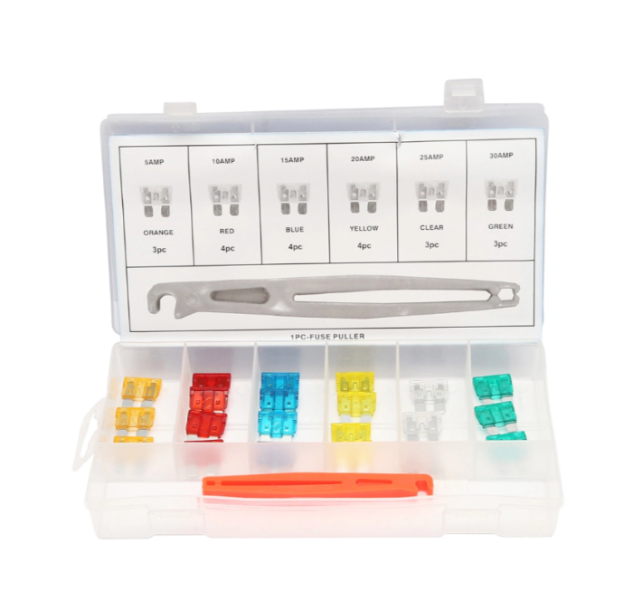 Trusa sigurante electrice auto plate medii si cleste scos sigurante 22 piese DISFH62 (BK92206) [3]