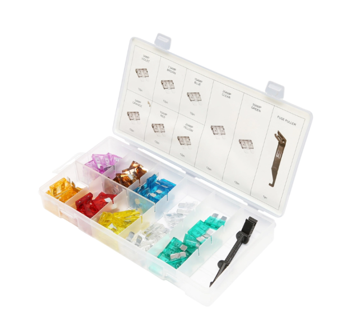 Trusa sigurante electrice auto plate medii si cleste scos sigurante 97 piese DISFH65 (BK92209) [1]