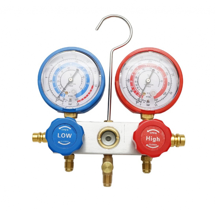 Trusa tester presiune verificare incarcare freon clima AC aer conditionat DISEU21 (BK77539) [4]