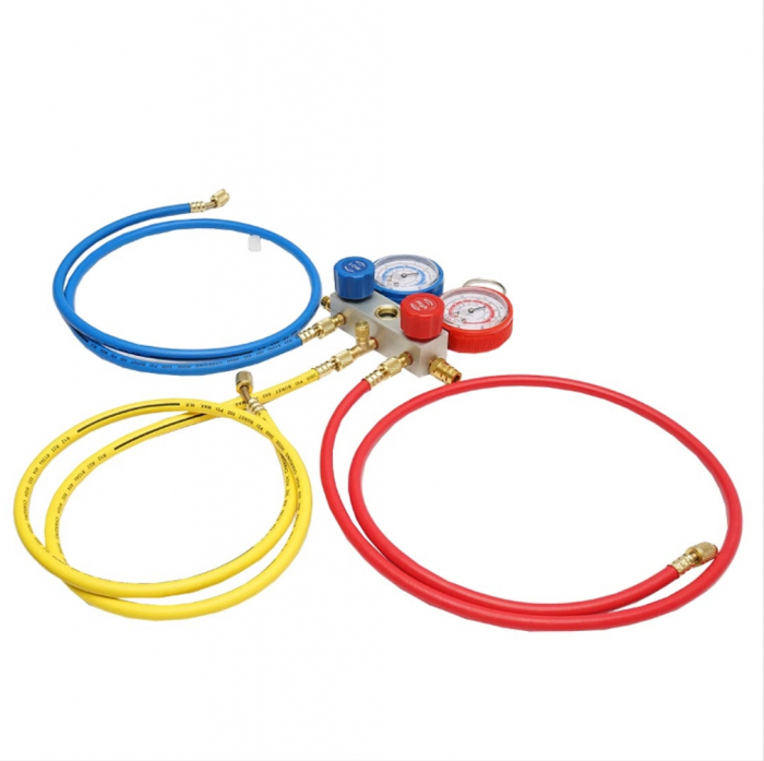 Trusa tester presiune verificare incarcare freon clima AC aer conditionat DISEU21 (BK77539) [7]