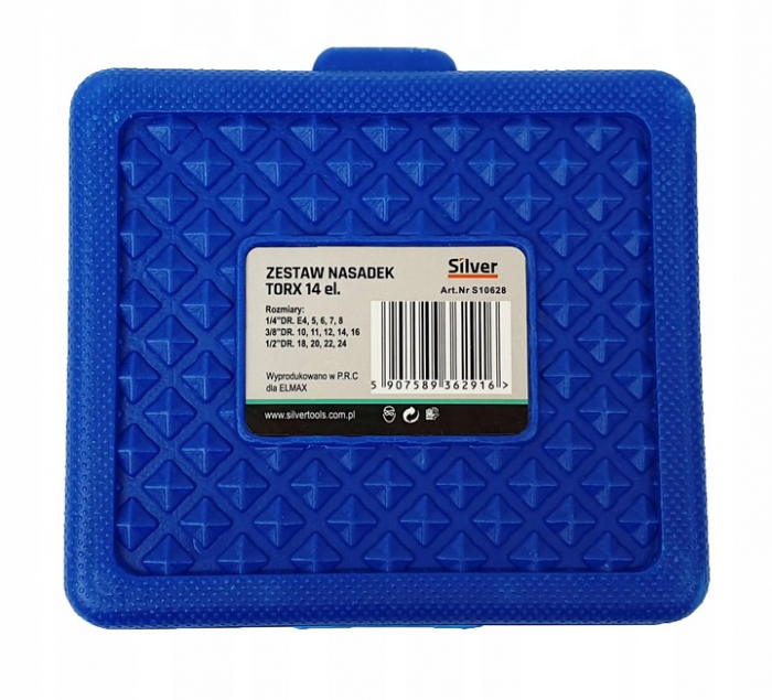 Trusa tubulare tip E torx E4-E24 14piese (S10628) [6]