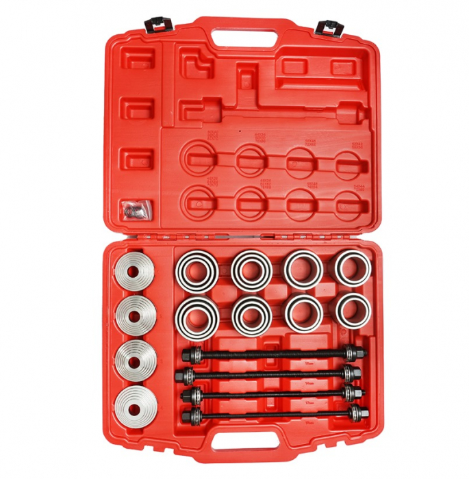 Trusa universala presa 28 piese 34-82mm extras montat demontat bucse bucsi rulmenti suspensie DISMF82 (BK78775) [1]