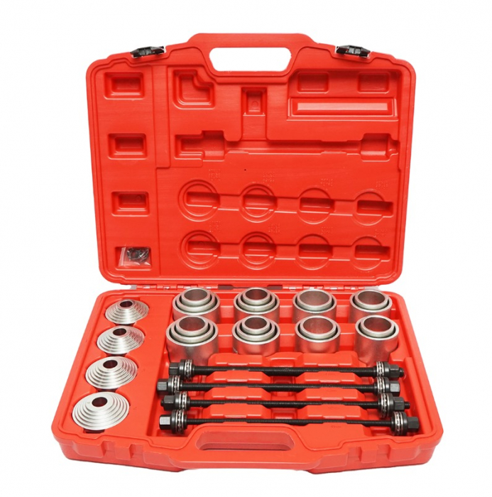 Trusa universala presa 28 piese 34-82mm extras montat demontat bucse bucsi rulmenti suspensie DISMF82 (BK78775) [3]