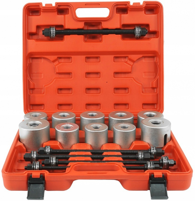 Trusa universala presa extras montat demontat bucse bucsi rulmenti suspensie 27 piese (V86222) [8]