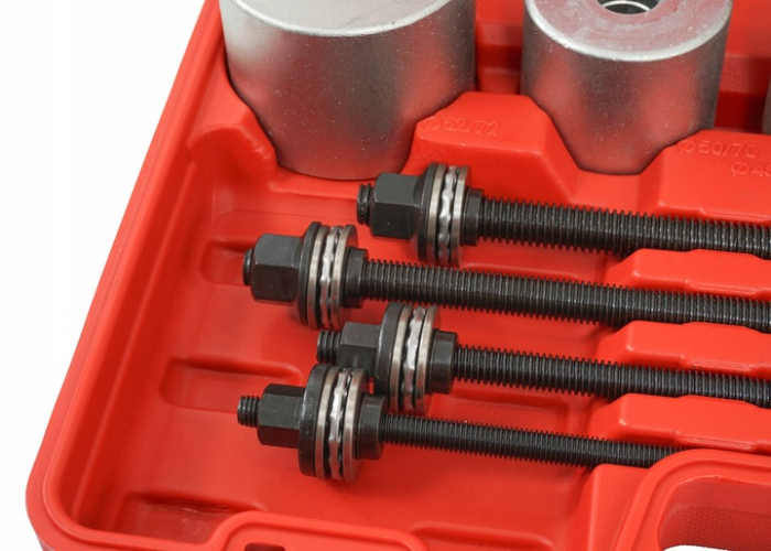 Trusa universala presa extras montat demontat bucse bucsi rulmenti suspensie 27 piese (V86222) [4]