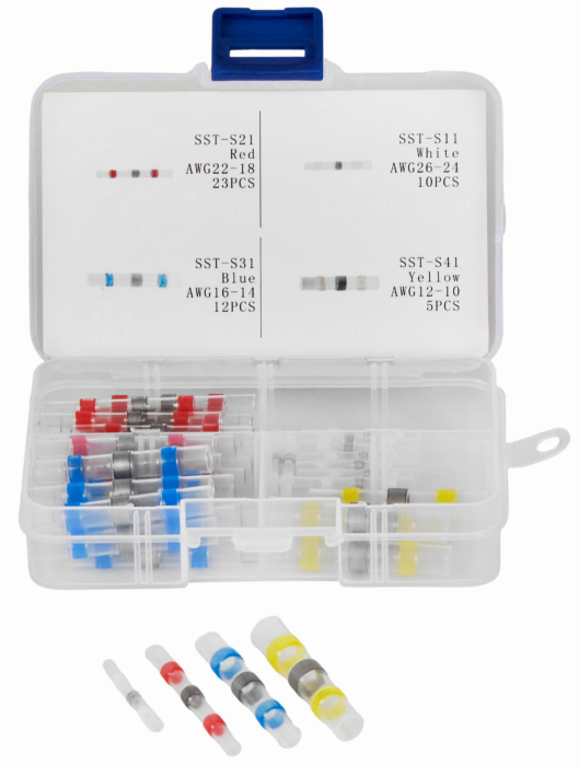 Tuburi termocontractabile cu inel de fludor set 50 buc (KD10489) [5]