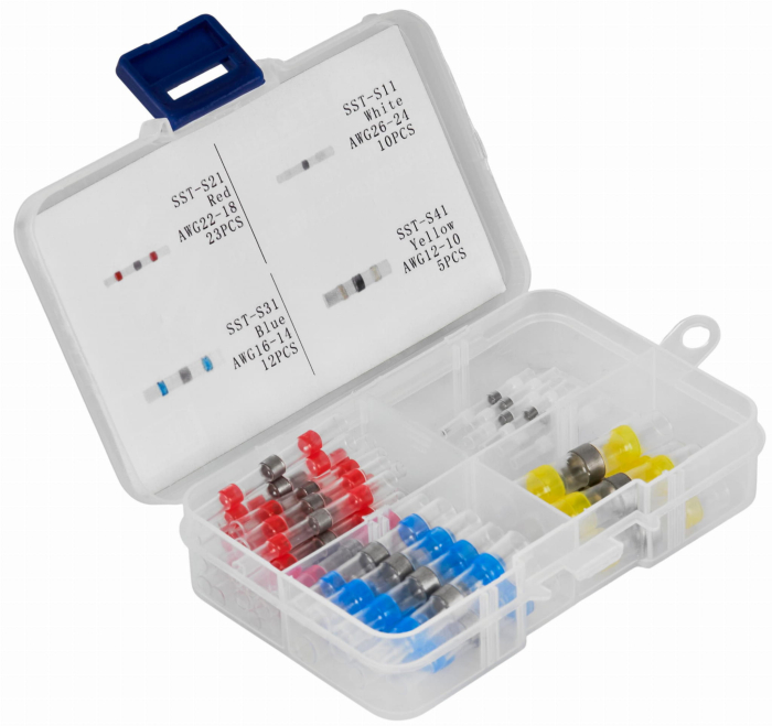 Tuburi termocontractabile cu inel de fludor set 50 buc (KD10489) [2]