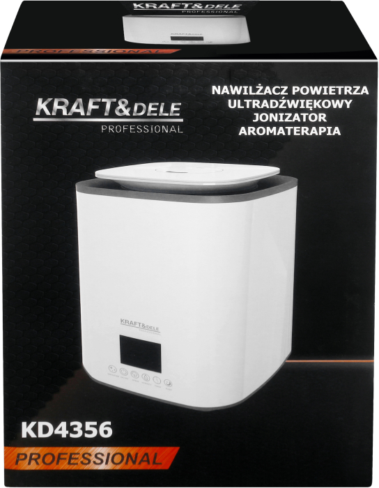 Umidificator ultrasunete 3.1L 30W telecomanda ionizare aromaterapie higrometru LED (KD4356) [12]