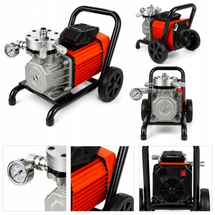 Masina aparat statie vopsit zugravit 3500w pompa vopsea var lac lavabil 19L/min [3]