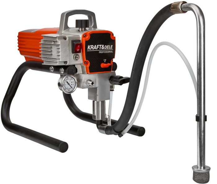 Unitate vopsire hidrodinamica 1500W 2.5Lmin pulverizare pereti tavane fatade accesorii (KD5796) [4]