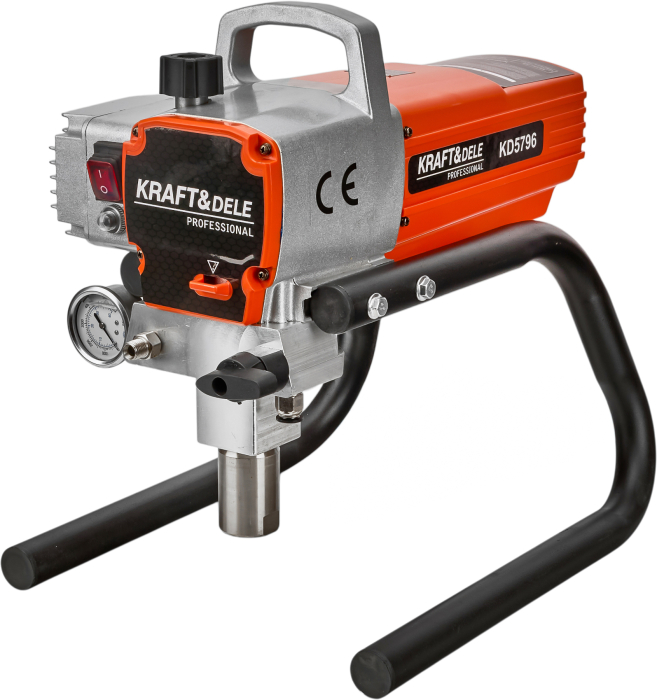 Unitate vopsire hidrodinamica 1500W 2.5Lmin pulverizare pereti tavane fatade accesorii (KD5796) [5]