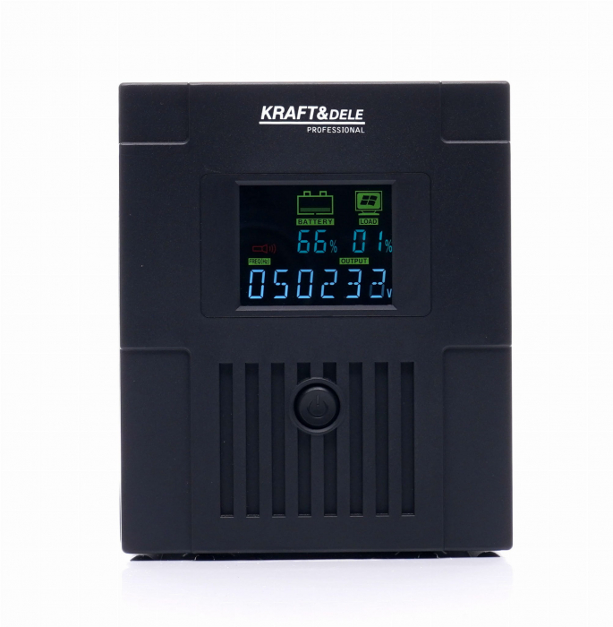 UPS sursa neintreruptibila de urgenta cu 2 baterii 2x7ah 1500VA 900W LCD (KD1929) [3]
