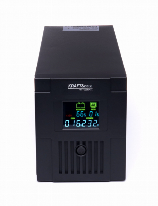 UPS sursa neintreruptibila de urgenta cu 2 baterii 2x7ah 1500VA 900W LCD (KD1929) [6]
