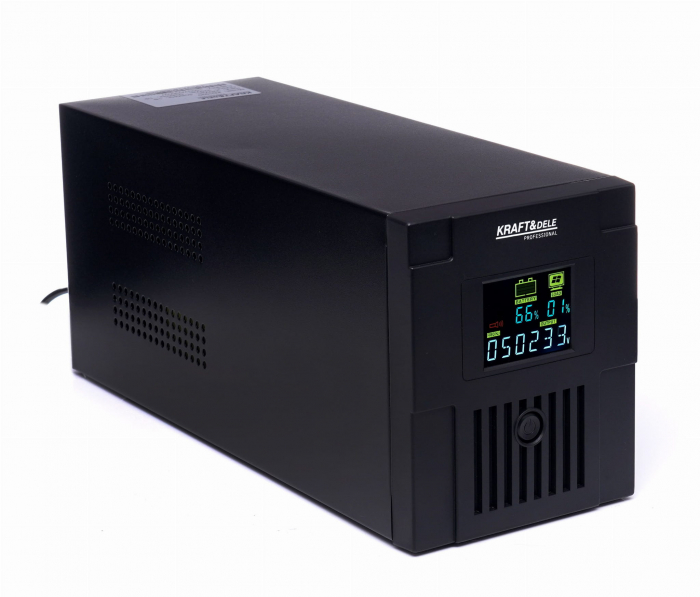 UPS sursa neintreruptibila de urgenta cu 2 baterii 2x7ah 1500VA 900W LCD (KD1929) [1]