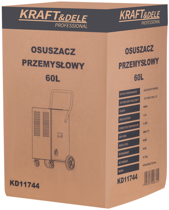 Dezumidificator industrial 60 L 900 W (KD11744) [10]