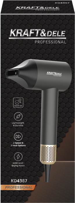Uscator par 2200W ionizare 2 viteze 3 temperaturi concentrator design compact modern (KD4387) [17]