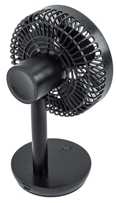 Ventilator de birou cu acumulator Velano 2000mAh 4 viteze USB (VELWEBS0009) [4]