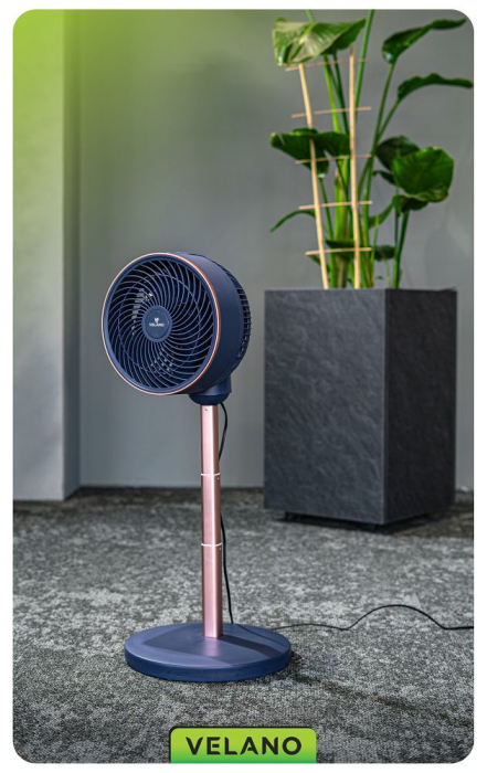 Ventilator de podea industrial circulator aer cu telecomanda 50W 3 viteze (VELWEP0017) [18]