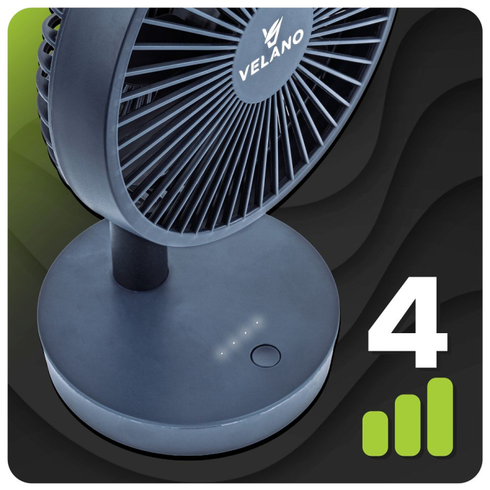 Ventilator portabil cu acumulator 4000mAh autonomie 20h USB-C (VELWEBS0018) [14]