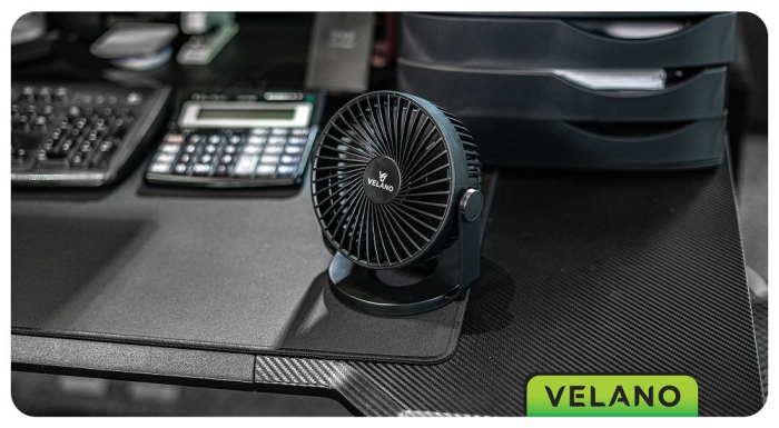 Ventilator portabil cu acumulator USB 1200mAh 4 viteze (VELWEBS0011) [18]