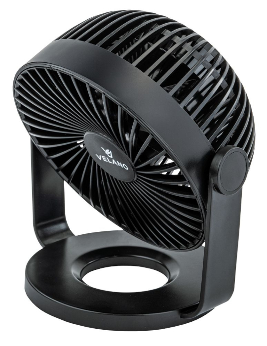 Ventilator portabil cu acumulator USB 1200mAh 4 viteze (VELWEBS0011) [4]
