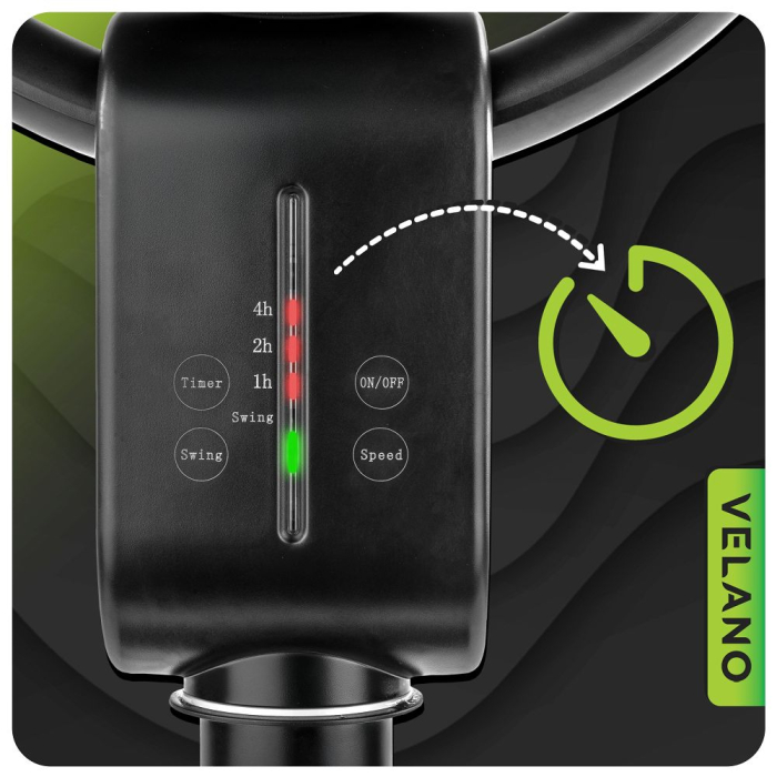 Ventilator turn cu oscilatie 50W si 3 trepte viteza (VELWEP0014) [4]