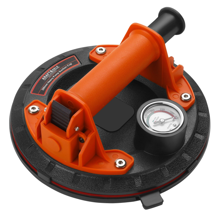 Ventuza cu vid 200mm, capacitate 200kg, cu manometru (KD3662) [3]
