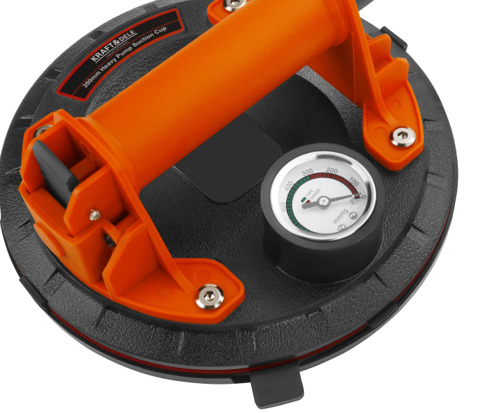 Ventuza cu vid 200mm, capacitate 200kg, cu manometru (KD3662) [12]