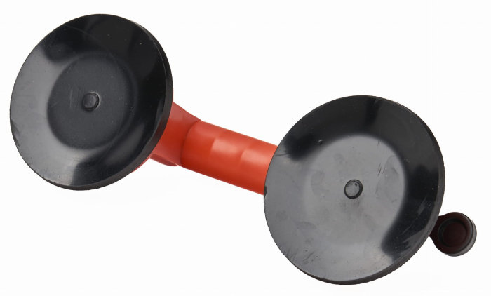 Ventuza dubla plastic montat placi sticla parbrize 120mm 100kg (KD10651) [6]