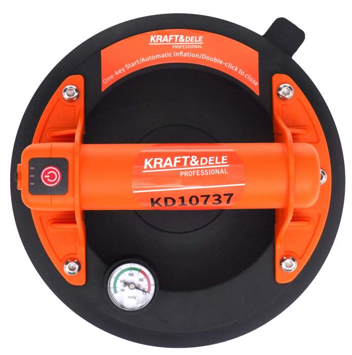 Ventuza electrica cu vacuum 190 kg, 198 mm, reincarcabila USB-C (KD10737) [9]