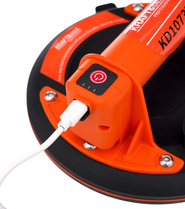 Ventuza electrica cu vacuum 190 kg, 198 mm, reincarcabila USB-C (KD10737) [8]