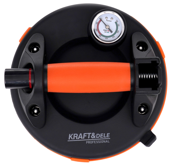 Ventuza profesionala cu pompa vacuum, 190 kg, diametru 200 mm (KD10738) [5]