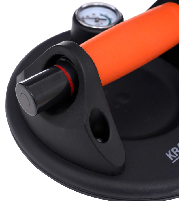 Ventuza profesionala cu pompa vacuum, 190 kg, diametru 200 mm (KD10738) [6]
