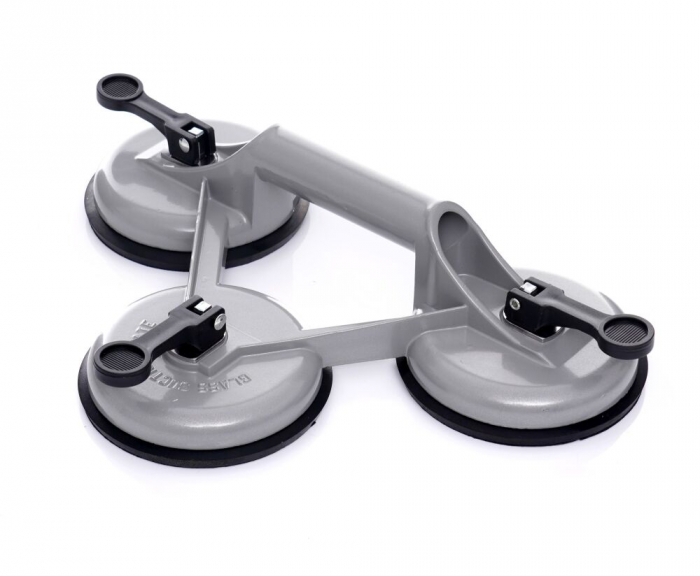 Ventuza tripla aluminiu montat placi sticla parbrize 120mm 150kg (TA4143) [4]