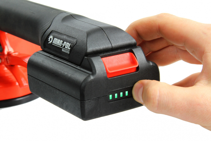 Ventuza vibranta electrica 120mm pe baterie 2x18V 2ah vibrator aliliere nivelare placi ceramice (M66050) [7]